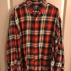 Ralph Lauren Flannel button up. Size L